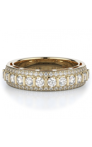 Tension, Pave Style Diamond Wedding band
 | 0.75 ctw