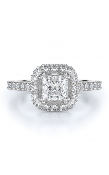 Halo Style Diamond Engagement ring 
(Center Diamond Not Included)
