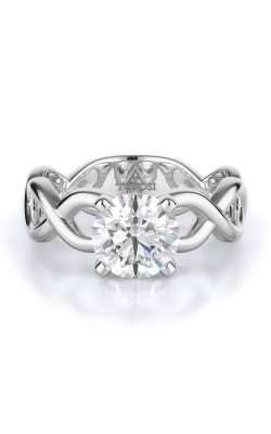 Solitaire Style Diamond Engagement Ring 
(Center Diamond Not Included)