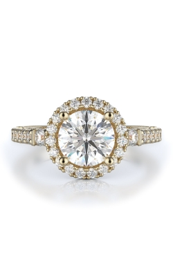 Halo Style Diamond Engagement Ring 
(Center Diamond Not Included)