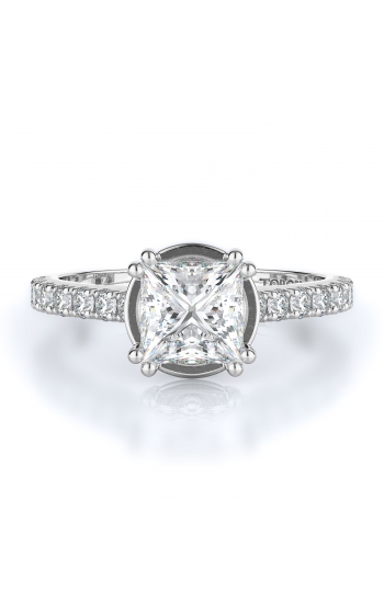 Sidestone Style Diamond Engagement ring 
(Center Diamond Not Included)