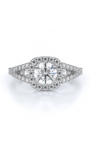 Halo Style Diamond Engagement ring 
(Center Diamond Not Included)