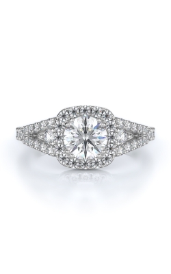 Halo Style Diamond Engagement Ring 
(Center Diamond Not Included)