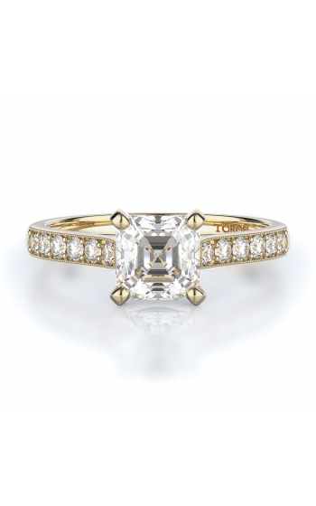 Sidestone Style Diamond Engagement ring 
(Center Diamond Not Included)