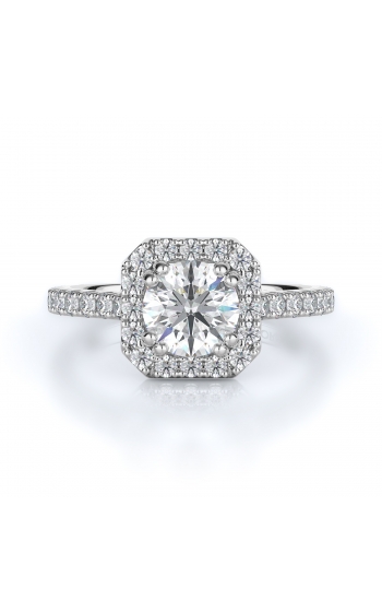 Halo Style Diamond Engagement ring 
(Center Diamond Not Included)