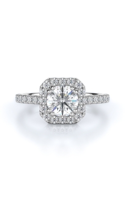 Halo Style Diamond Engagement Ring 
(Center Diamond Not Included)