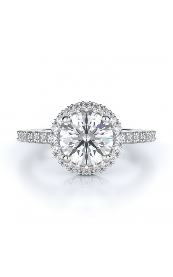 Halo Style Diamond Engagement ring 
(Center Diamond Not Included)