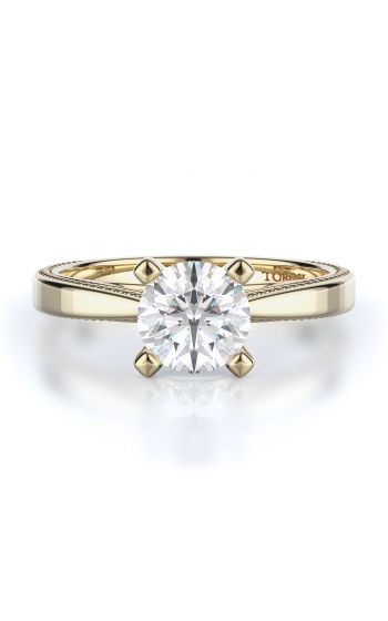 Solitaire Style Diamond Engagement ring 
(Center Diamond Not Included)
