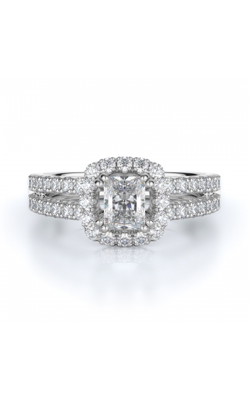 Halo Style Diamond Engagement ring 
(Center Diamond Not Included)