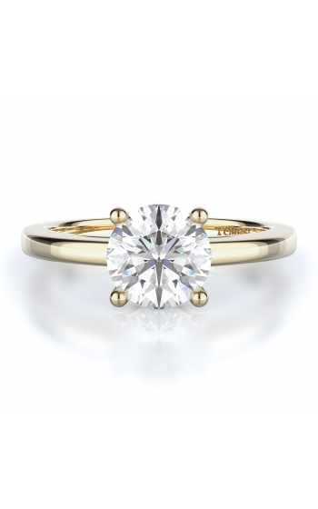 Solitaire Style Diamond Engagement ring 
(Center Diamond Not Included)