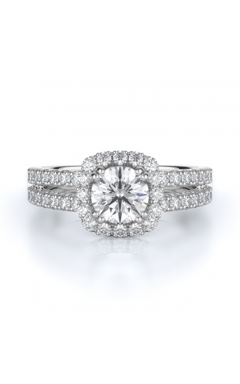 Halo Style Diamond Engagement ring 
(Center Diamond Not Included)