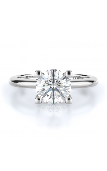 Solitaire Style Diamond Engagement ring 
(Center Diamond Not Included)