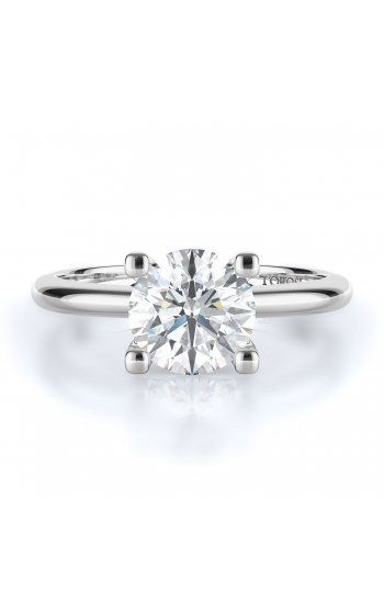 Solitaire Style Diamond Engagement ring 
(Center Diamond Not Included)