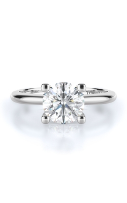 Solitaire Style Diamond Engagement Ring 
(Center Diamond Not Included)