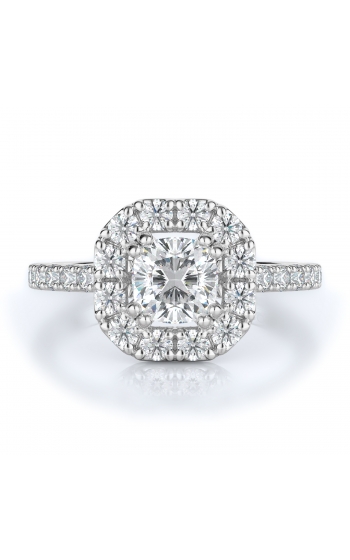 Halo Style Diamond Engagement ring 
(Center Diamond Not Included)