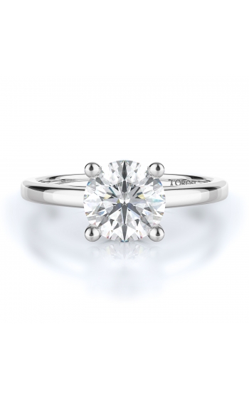 Solitaire Style Diamond Engagement ring 
(Center Diamond Not Included)
