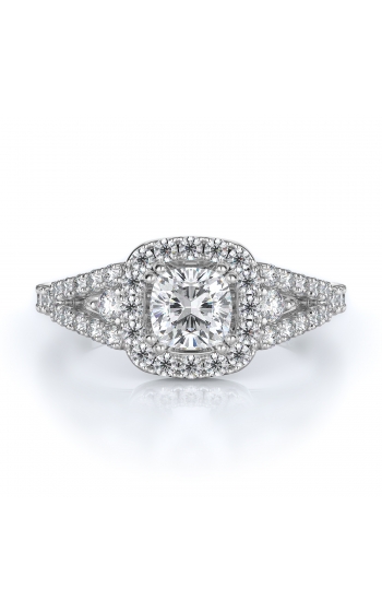 Halo Style Diamond Engagement ring 
(Center Diamond Not Included)