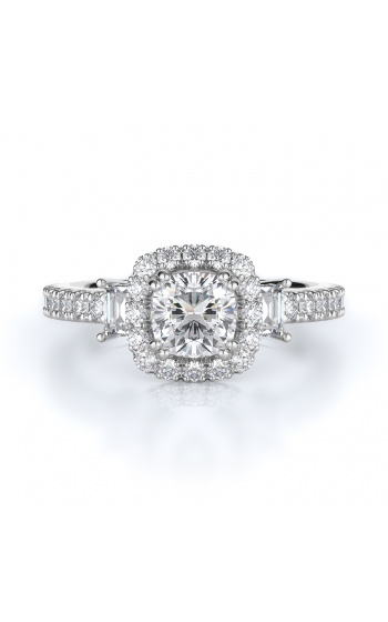 Halo Style Diamond Engagement ring 
(Center Diamond Not Included)