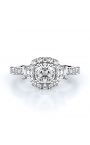 Halo Style Diamond Engagement ring 
(Center Diamond Not Included)