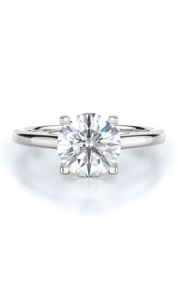 Solitaire Style Diamond Engagement ring 
(Center Diamond Not Included)