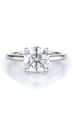 Solitaire Style Diamond Engagement Ring 
(Center Diamond Not Included)