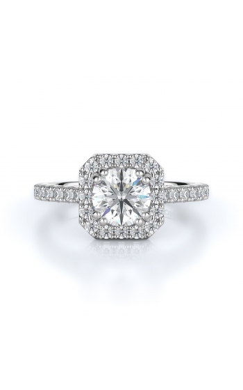 Halo Style Diamond Engagement ring 
(Center Diamond Not Included)