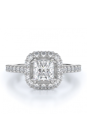 Halo Style Diamond Engagement ring 
(Center Diamond Not Included)