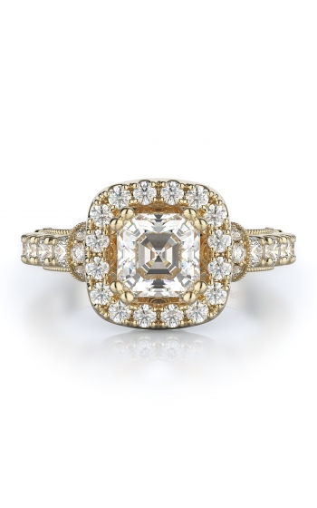 Halo Style Diamond Engagement ring 
(Center Diamond Not Included)