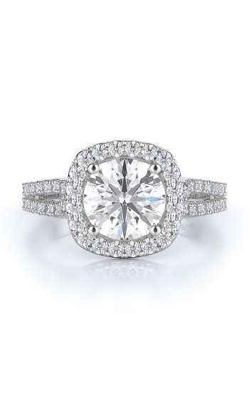 Halo Style Diamond Engagement ring 
(Center Diamond Not Included)