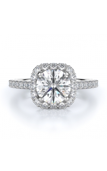 Halo Style Diamond Engagement ring 
(Center Diamond Not Included)