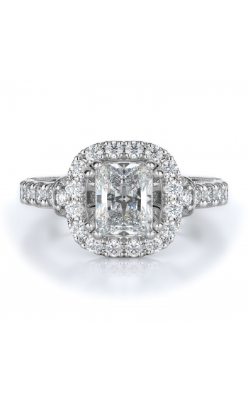 Halo Style Diamond Engagement ring 
(Center Diamond Not Included)