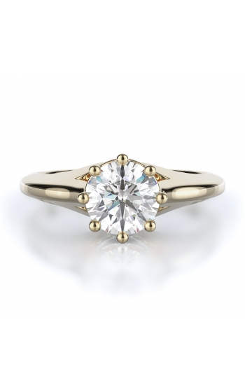 Solitaire Style Diamond Engagement ring 
(Center Diamond Not Included)