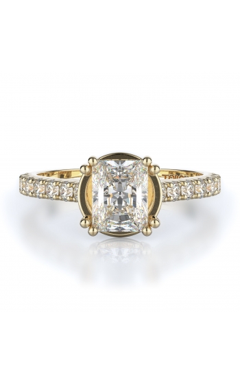 Sidestone Style Diamond Engagement ring 
(Center Diamond Not Included)