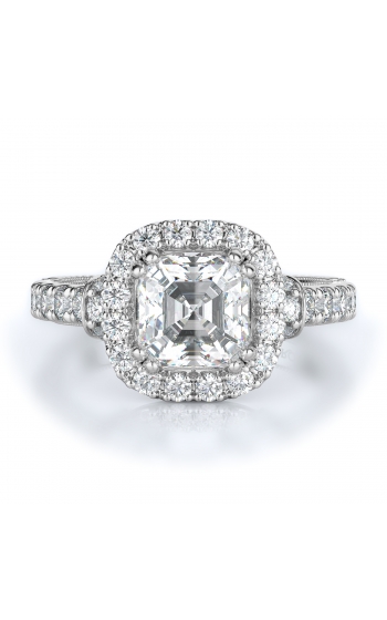 Halo Style Diamond Engagement ring 
(Center Diamond Not Included)