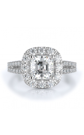 Halo Style Diamond Engagement ring 
(Center Diamond Not Included)