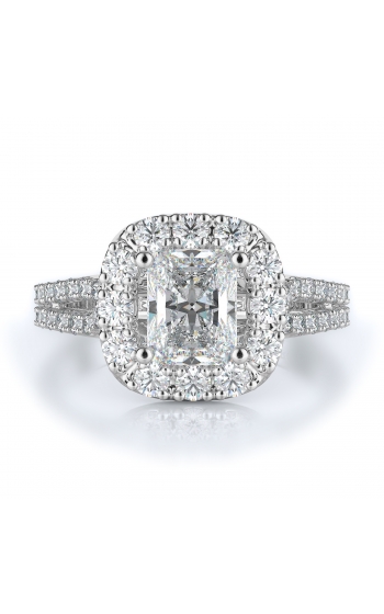 Halo Style Diamond Engagement ring 
(Center Diamond Not Included)
