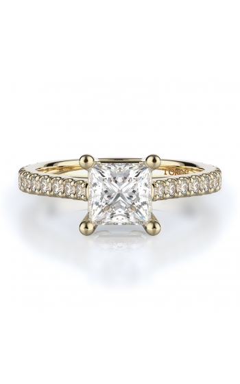 Sidestone Style Diamond Engagement ring 
(Center Diamond Not Included)