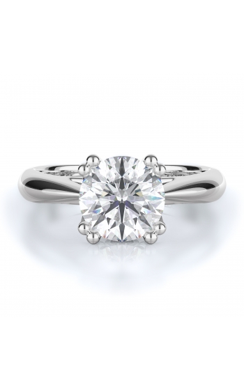 Solitaire Style Diamond Engagement ring 
(Center Diamond Not Included)