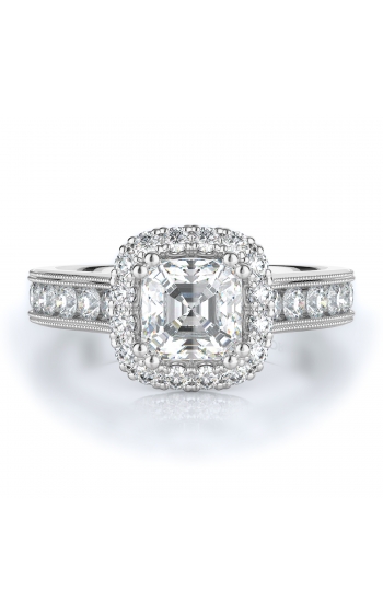 Halo Style Diamond Engagement ring 
(Center Diamond Not Included)