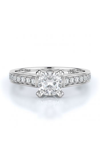 Sidestone Style Diamond Engagement ring 
(Center Diamond Not Included)