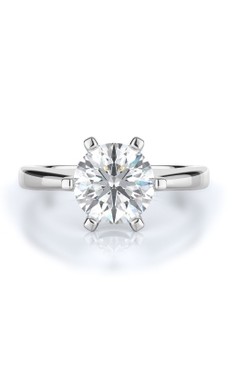 Solitaire Style Diamond Engagement Ring 
(Center Diamond Not Included)
