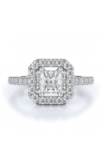 Halo Style Diamond Engagement ring 
(Center Diamond Not Included)