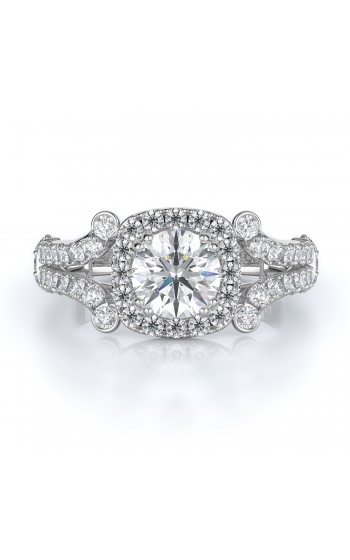 Halo Style Diamond Engagement ring 
(Center Diamond Not Included)