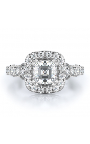 Halo Style Diamond Engagement ring 
(Center Diamond Not Included)