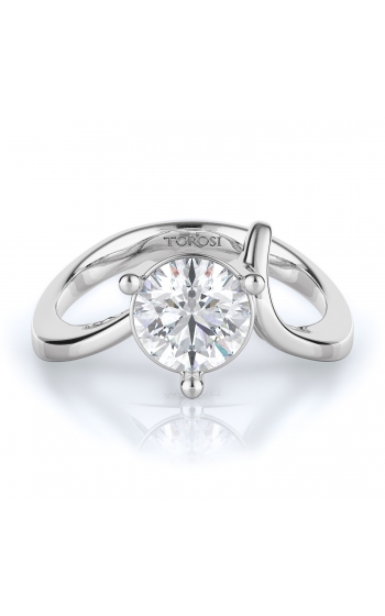 Solitaire Style Diamond Engagement ring 
(Center Diamond Not Included)