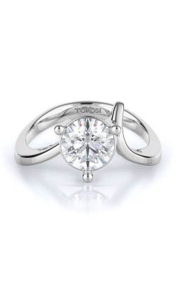 Solitaire Style Diamond Engagement Ring 
(Center Diamond Not Included)