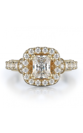 Halo Style Diamond Engagement ring 
(Center Diamond Not Included)