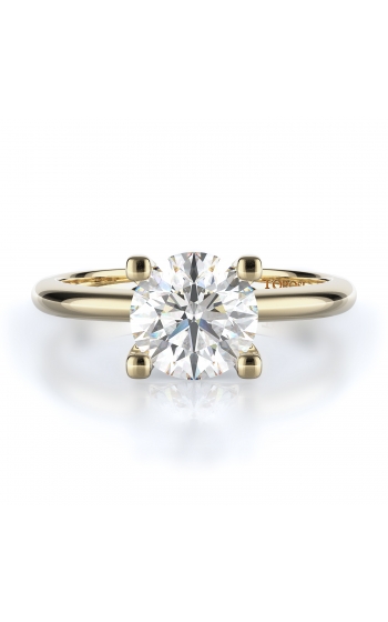 Solitaire Style Diamond Engagement ring 
(Center Diamond Not Included)