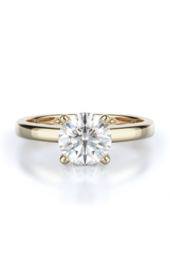 Solitaire Style Diamond Engagement ring 
(Center Diamond Not Included)