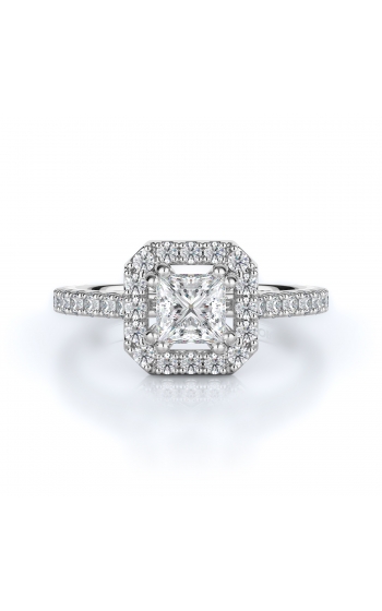 Halo Style Diamond Engagement ring 
(Center Diamond Not Included)